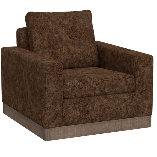 Georgia - Armchair - Chocolate Brown