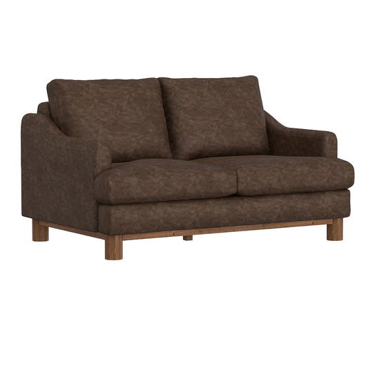 Olimpia - Loveseat - Chocolate Brown