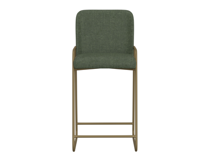 Comala - Metal Bar Stool - Olive Green