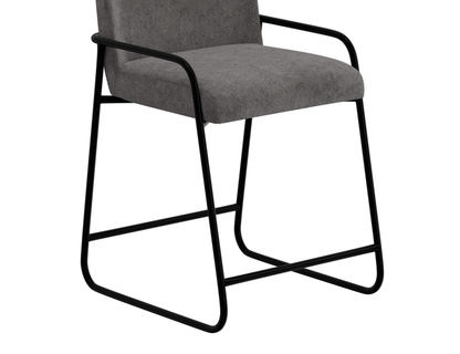 Comala - Metal Bar Stool - Iron Gray