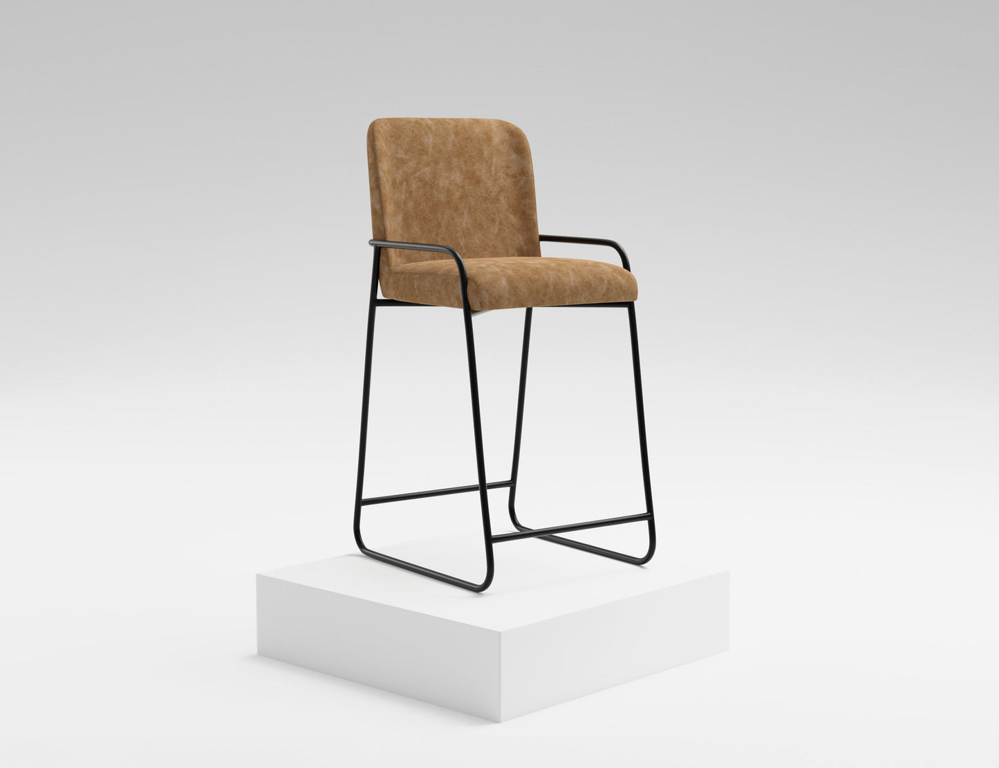 Comala - Bar Stool - Caramel Color