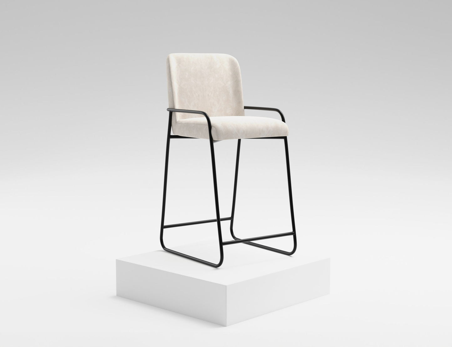 Comala - Upholstered Bar Stool - Marfil