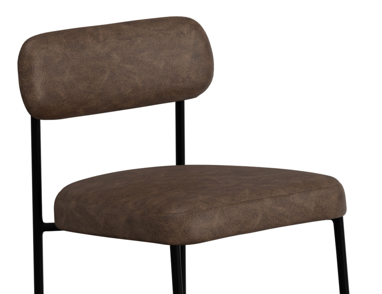 Salamanca - PU Bar Stool - Chocolate Brown