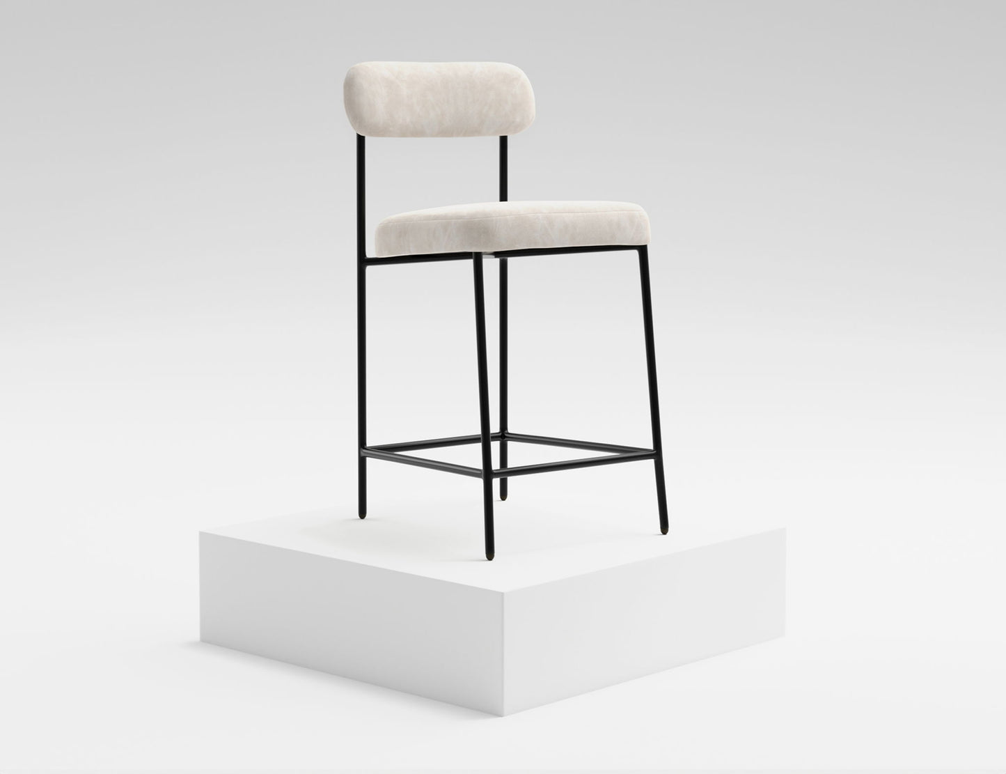 Salamanca - Upholstered Bar Stool - Marfil