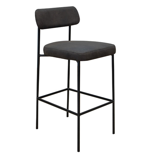 Salamanca - Bar Stool - Carbon Black