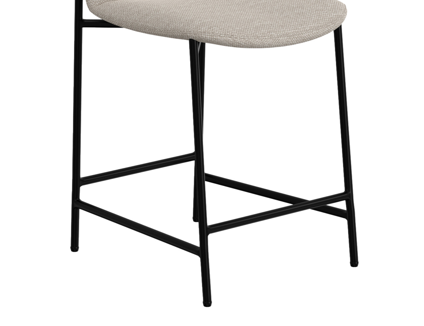 America - Metal Bar Stool - Agreeable Gray