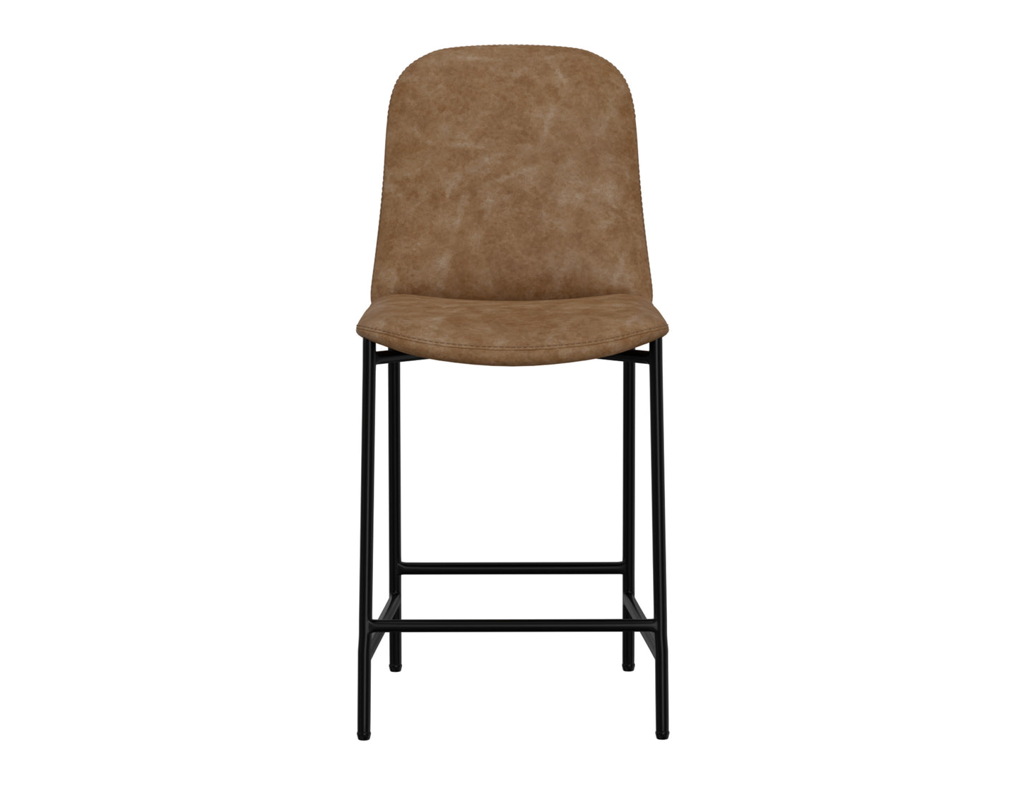 America - Metal Bar Stool - Caramel Color