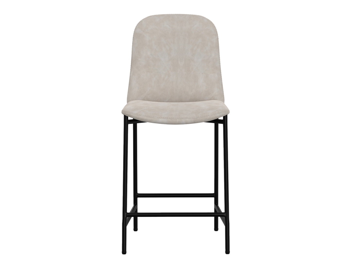 America - 24" Upholstered Barstool - Oyster