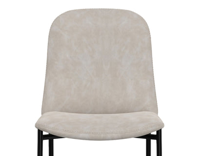 America - 24" Upholstered Barstool - Oyster