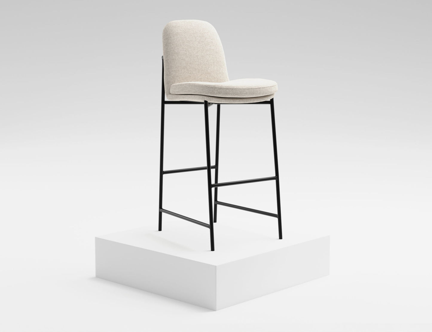 America - Bar Stool - Agreeable Gray