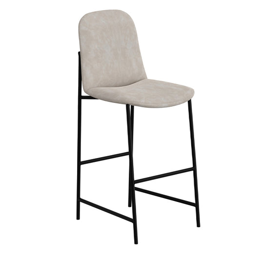 America - 30" Upholstered Barstool - Oyster