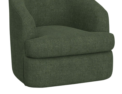 Tumbi - Swivel Accent Chair - Olive Green