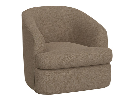 Tumbi - Swivel Accent Chair - Brown Camel