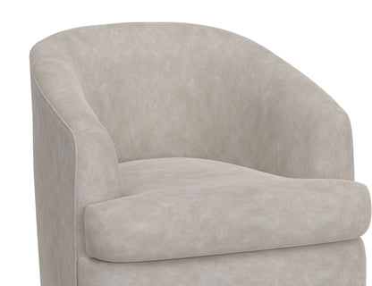 Tumbi - 360 Degree Swivel Accent Chair - Oyster