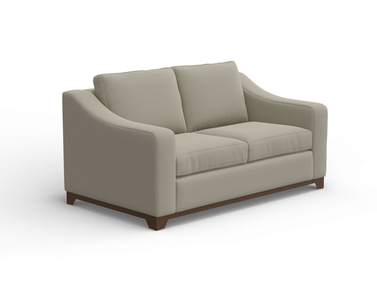 Natural Parota - Loveseat - Almond Gray