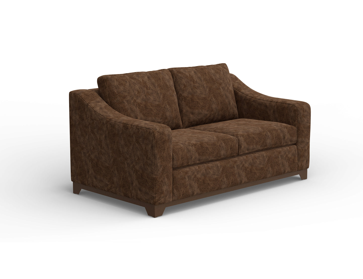 Natural Parota - Loveseat - Chocolate Brown