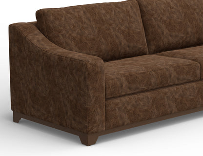 Natural Parota - Loveseat - Chocolate Brown