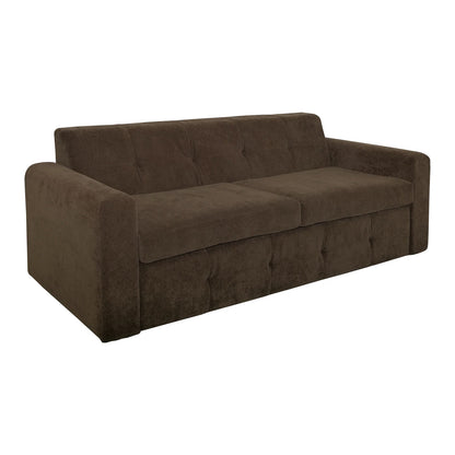 Mellow - Pull-Out Sofa Sleeper Bed With Queen Mattress - Deep Forest Brown