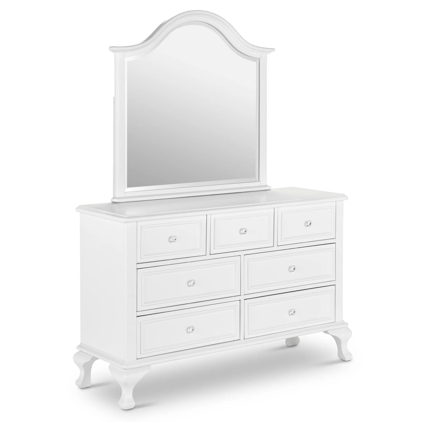 Jesse - Dresser & Mirror Set - White