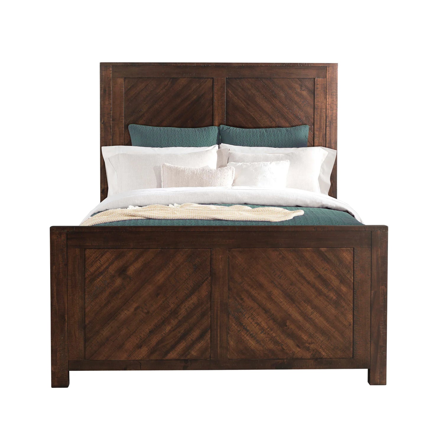 Jax - Queen Platform Storage Bed - Walnut