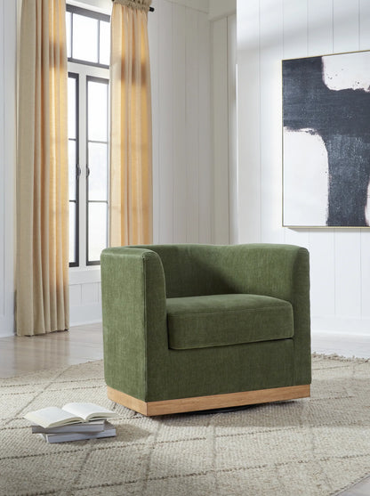 Jersonlow - Forest Green - Swivel Chair 1