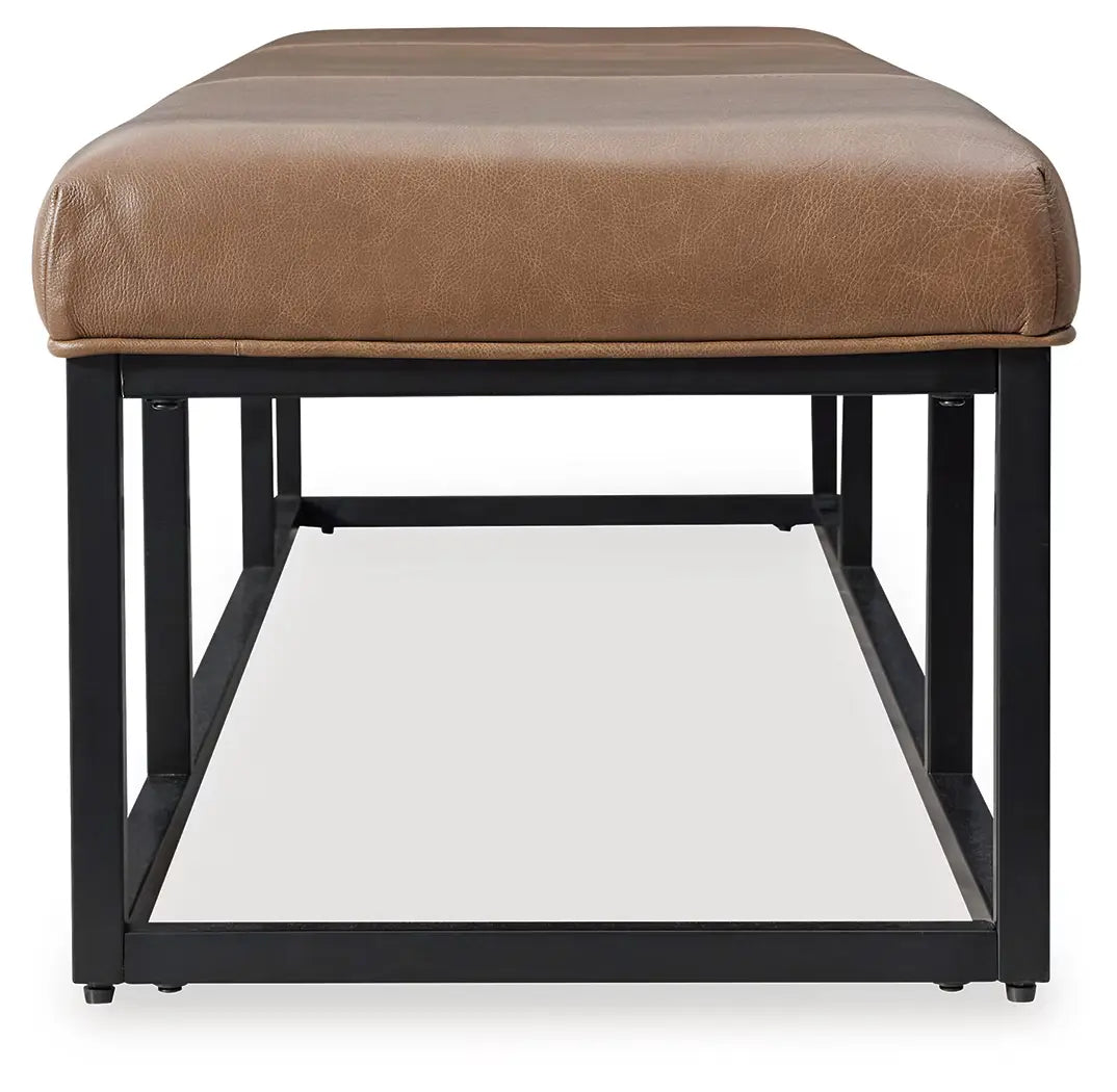 Joston - Caramel - Accent Bench 3