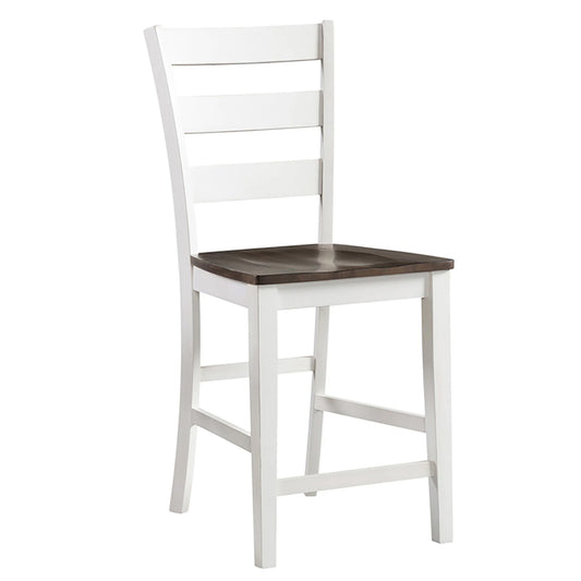 Kona - Ladder Stool - Gray / White