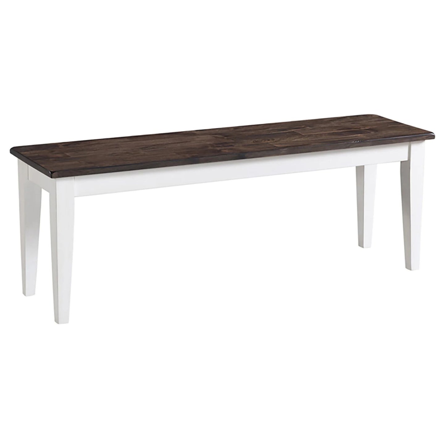 Kona - Dining Bench - Gray / White