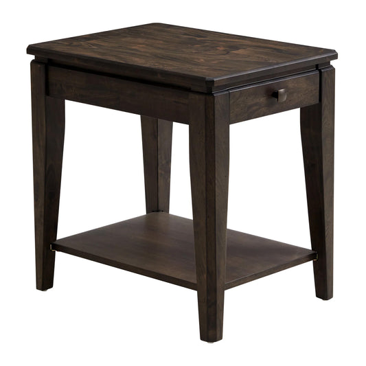 Kauai - Chairside Table - Brushed Mango Wood