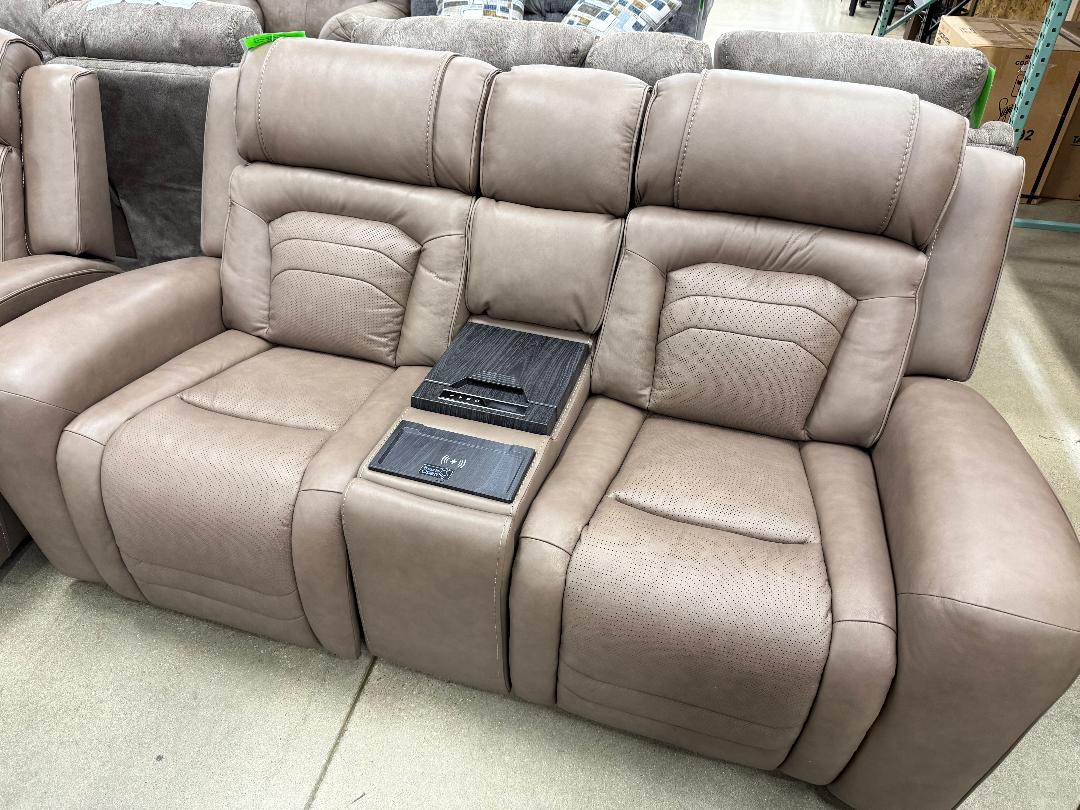 “Aline Sable” Power Reclining Loveseat