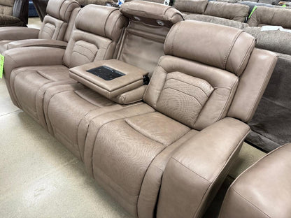 “Aline Sable” Power Reclining Sofa