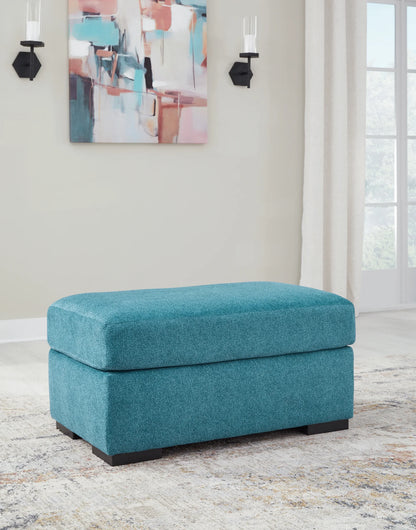 Keerwick - Teal - 2 Pc. - Chair And A Half, Ottoman 5