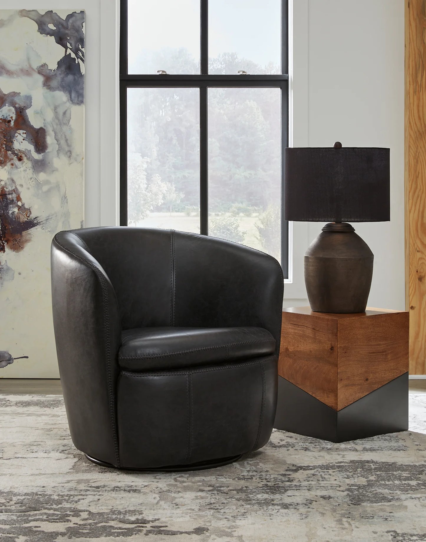 Kierreys - Midnight - Swivel Chair 1