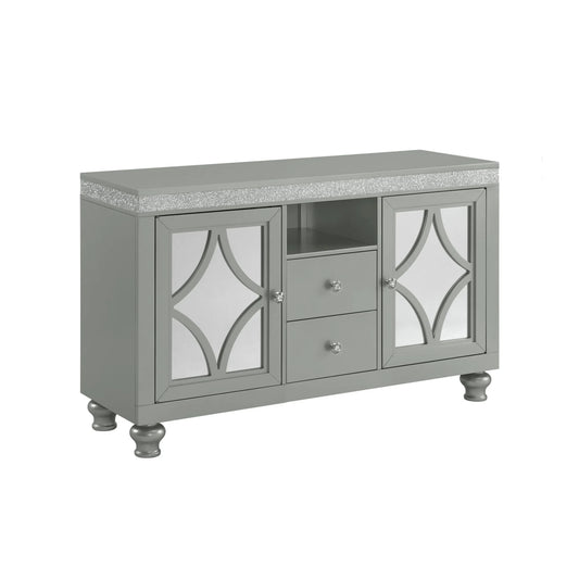 Avril - 60" TV Stand - Silver