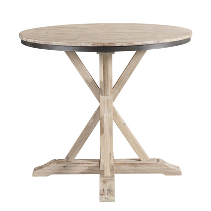 Callista - Round Counter Height Dining Table - Beach