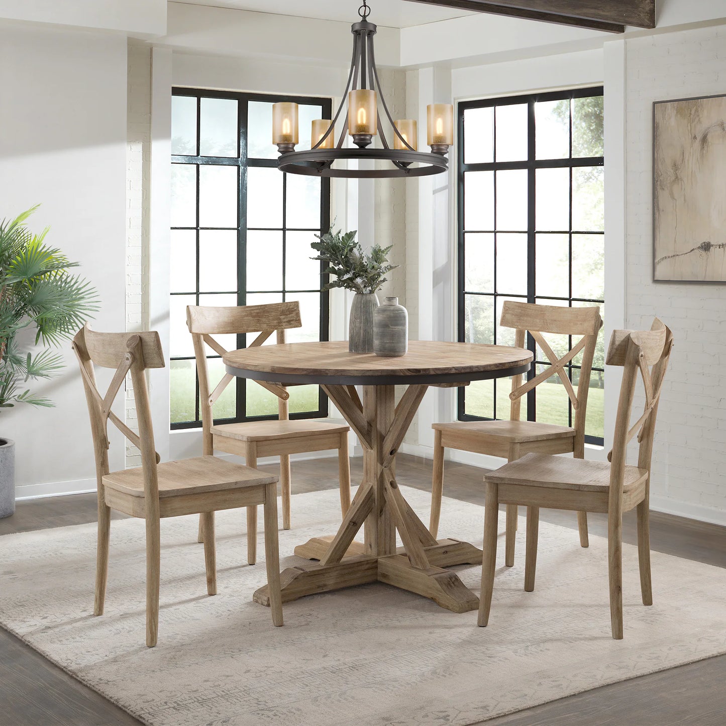 Callista - Round Standard Height Dining Table - Beach