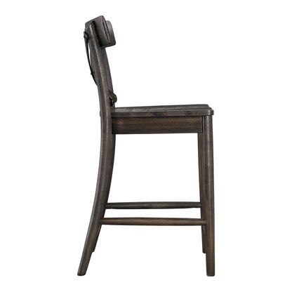Coronado - 24" Counter Height Stool - Dark Brown