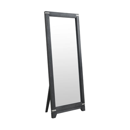 Laguna - Floor Mirror - Weathered Steel