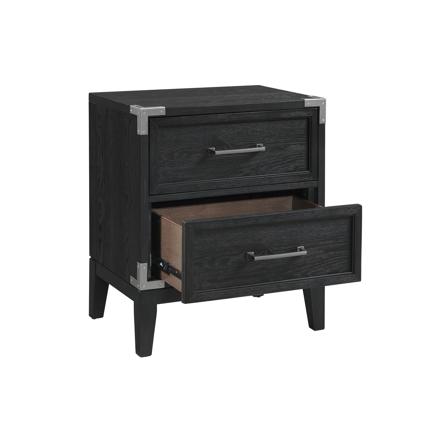 Laguna - Nightstand - Weathered Steel