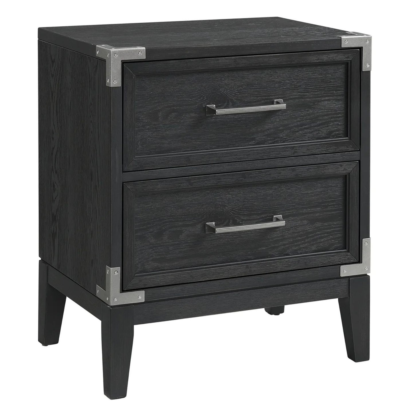 Laguna - Nightstand - Weathered Steel