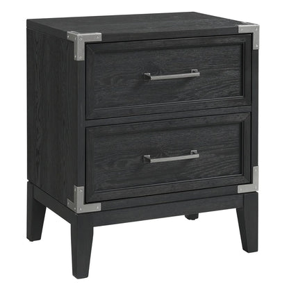Laguna - Nightstand - Weathered Steel