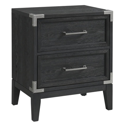 Laguna - Nightstand - Weathered Steel