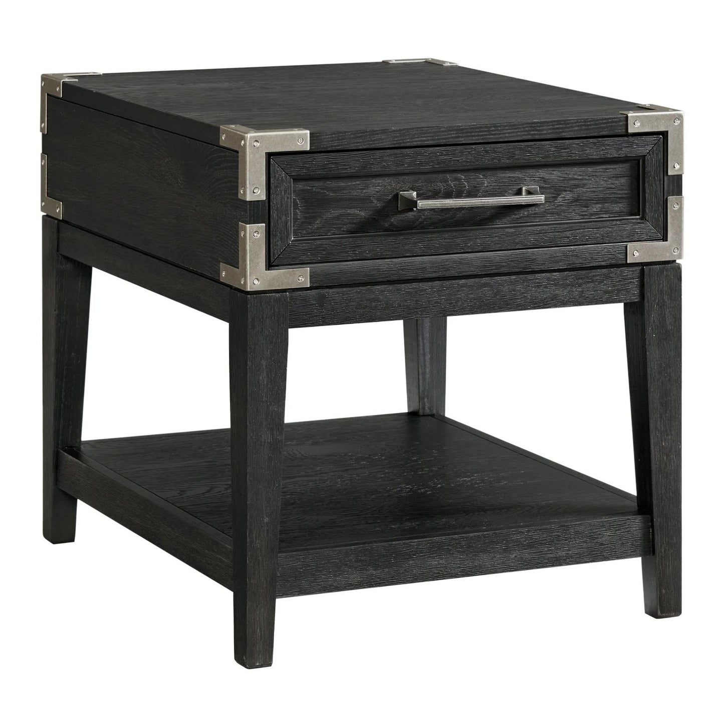 Laguna - End Table - Weathered Steel