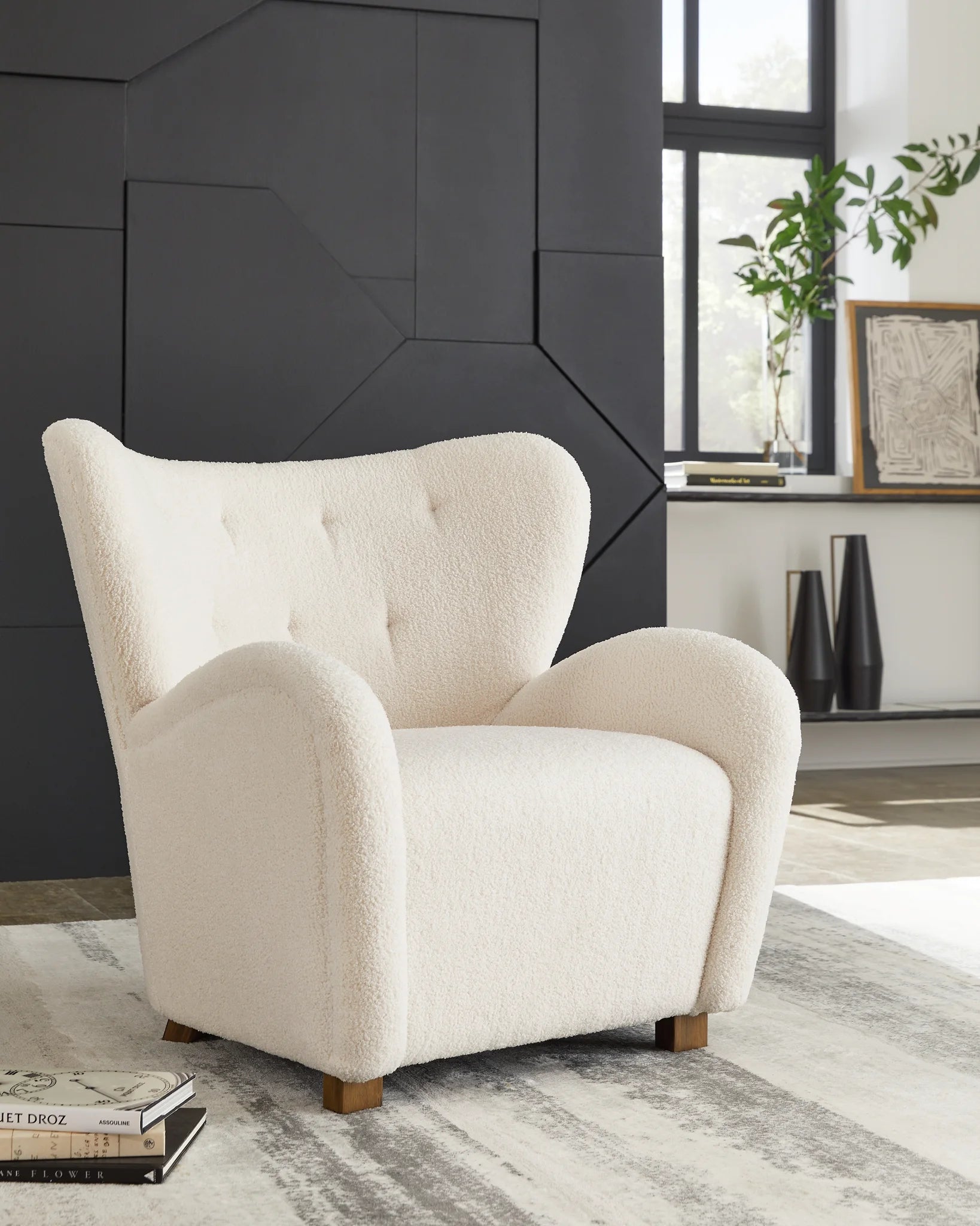 Larbell - Ecru - Accent Chair 1