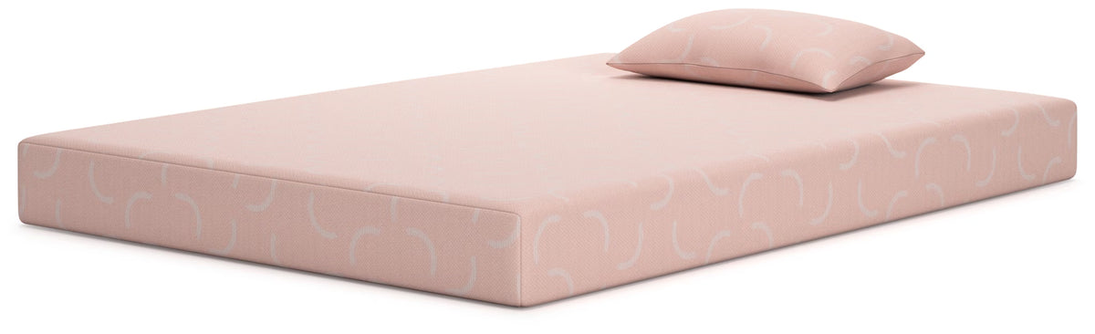 Ashley iKidz Coral Mattress and Pillow Set of 2