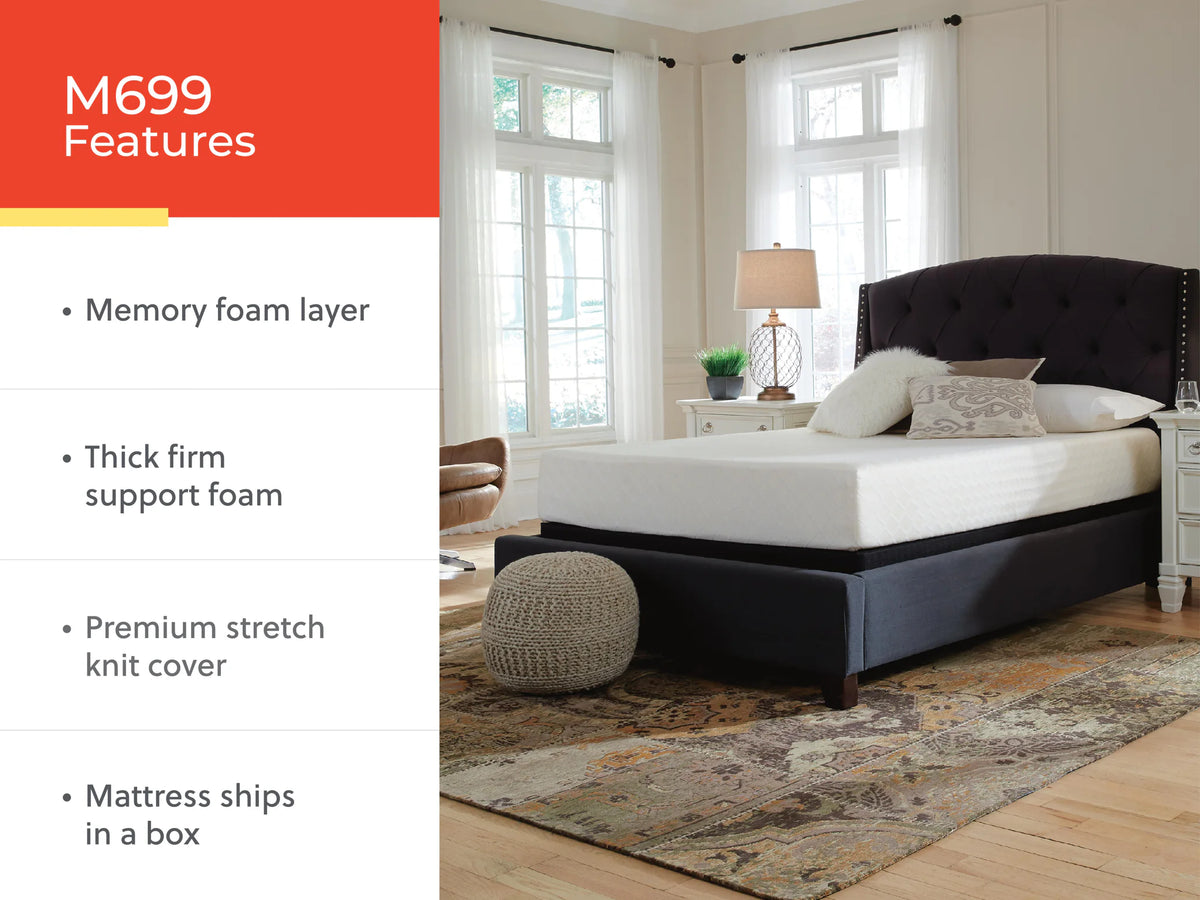 Ashley 10" Chime Memory Foam Mattress