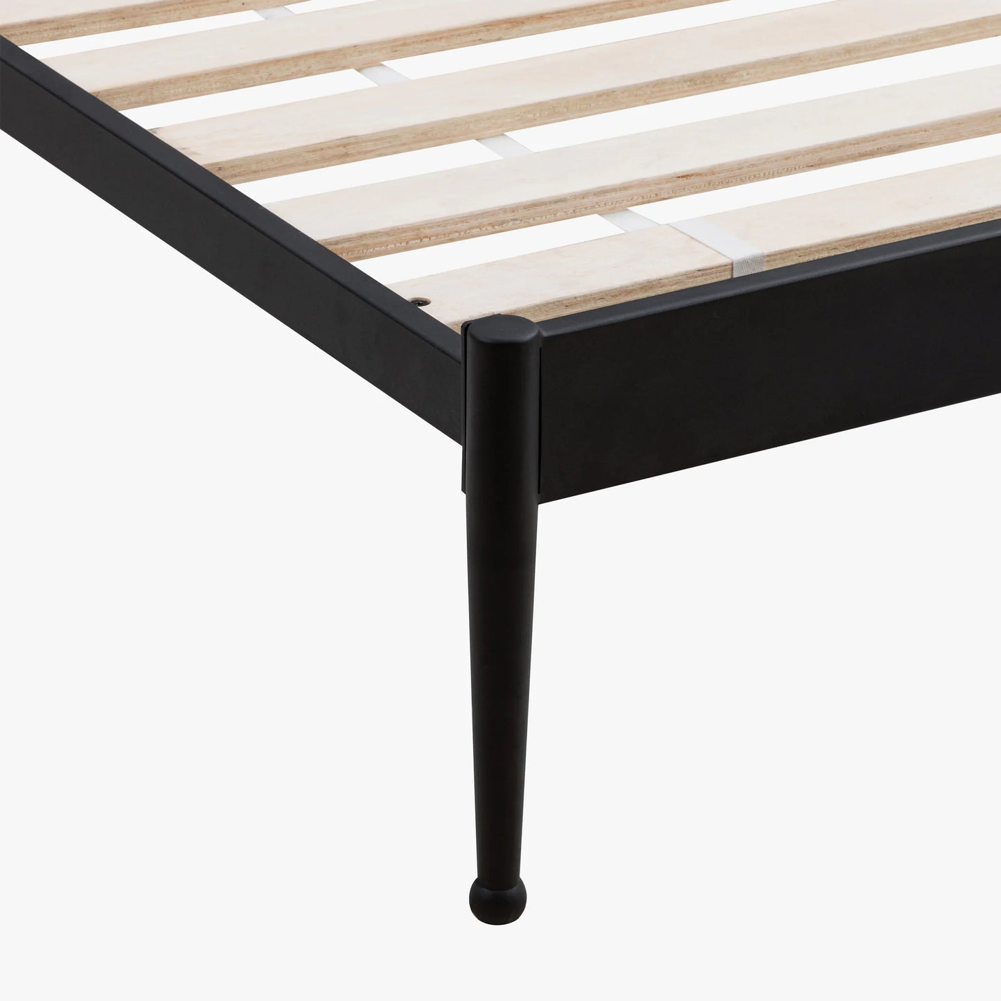 Metal Beds - Farmhouse King Metal Bed - Matte Black