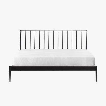 Metal Beds - Transitional King Metal Bed - Matte Black