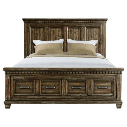 Mccabe - 2-Drawer King Storage Bed - Smokey Walnut Finish
