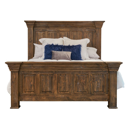 Olivia - Brown King Bed - Dark Brown